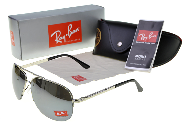 Ray Ban Gafas De Sol New Arrivals Plata Frame Oscuro Lens