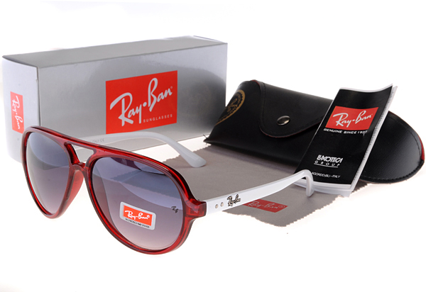 RB4125 Rojo Frame Cats 5000 Gafas De Sol