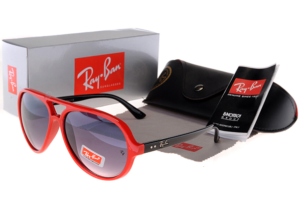 RB4125 Fresh Rojo Frame Cats 5000 Gafas De Sol