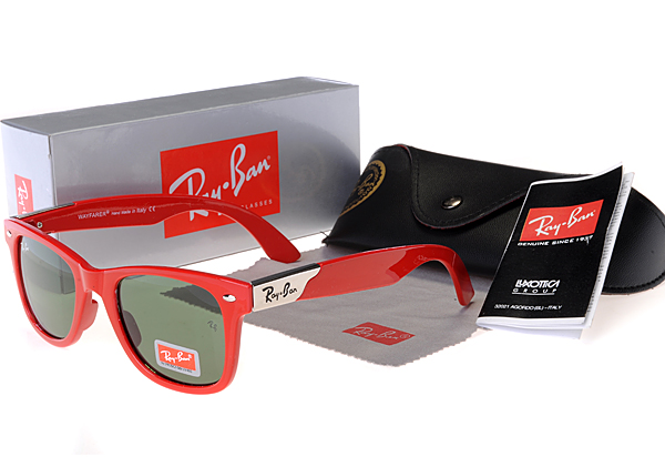 RB2180 Rojo Frame New Wayfarer Gafas De Sol