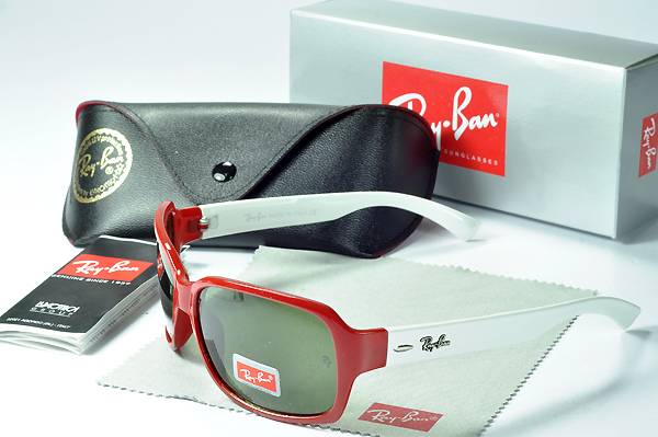 Ray Ban Gafas De Sol New Arrivals Blanco/Rojo Acetate Frame