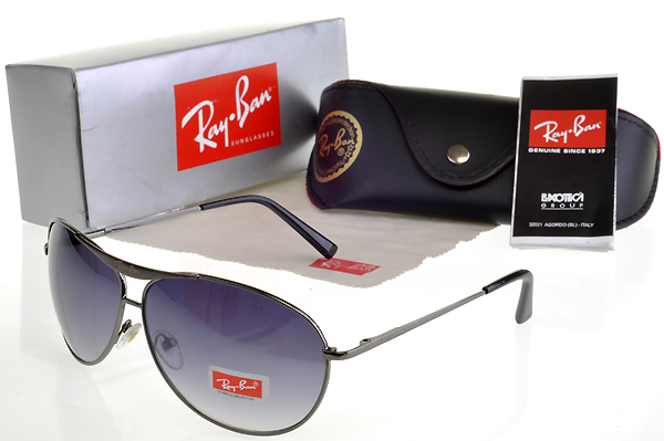 Ray Ban Gafas De Sol With Plata Frame Oscuro Púrpura Lense