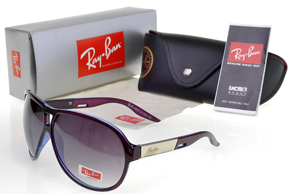 New Arrivals Ray Ban Oscuro Púrpura Frame Gafas De Sol