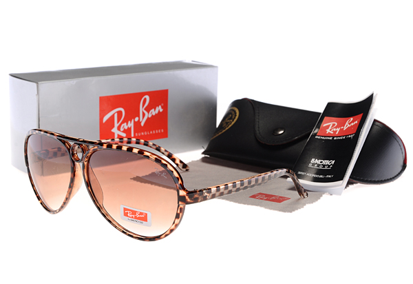 Ray Ban Gafas De Sol New Arrivals Fashion Leopard Print Oval Lense